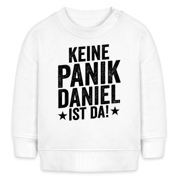 First name Daniel - Baby Sweatshirt by Stanley/Stella - white - Front