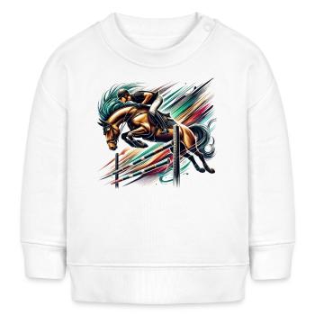 show jumpers - Baby Sweatshirt by Stanley/Stella - white - Front