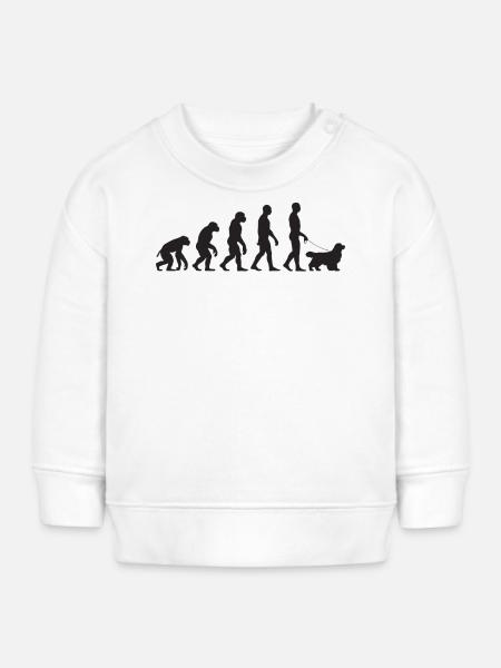 Neufundland - Baby Organic Sweatshirt Baby Changer von Stanley/Stella - Weiß