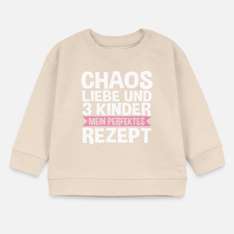 Mama Von 3 Kindern Baby Organic Sweatshirt Baby Changer von Stanley/Stella