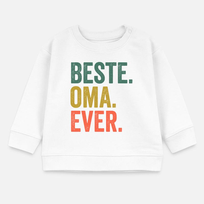 Großmutter Oma Baby Organic Sweatshirt Baby Changer von Stanley/Stella