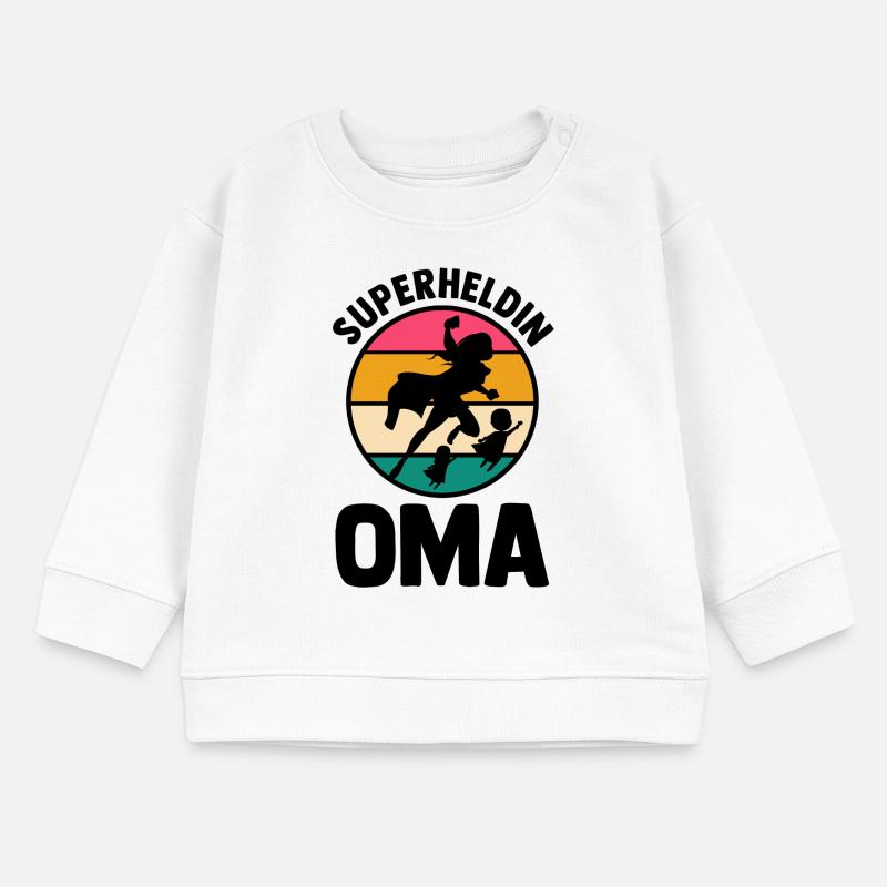 Großmutter Oma Baby Organic Sweatshirt Baby Changer von Stanley/Stella