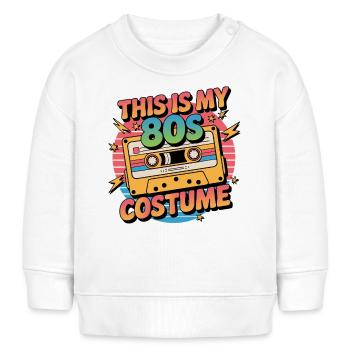 C’est mon costume des années 80 Années 1980 Vintage Classique Rétro - Sweat bébé bio Stanley/Stella - blanc - Devant