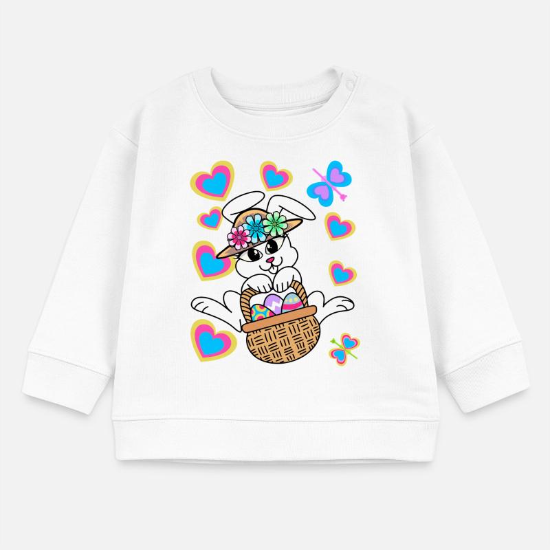 Easter Bunny Easter Bunny Eggs Easter Eggs Easter Baby Sweatshirt by Stanley/Stella