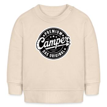 Premium Camper - Baby Organic Sweatshirt Baby Changer von Stanley/Stella - Natur - Vorne