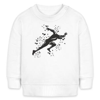 Sprinter Colorsplash Sprintender Sprint - Baby Organic Sweatshirt Baby Changer von Stanley/Stella - Weiß - Vorne