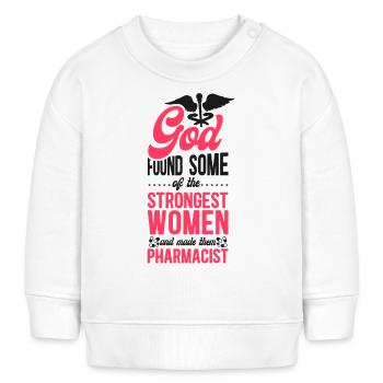 Pharmacy Tech Technician - Baby Organic Sweatshirt Baby Changer von Stanley/Stella - Weiß - Vorne