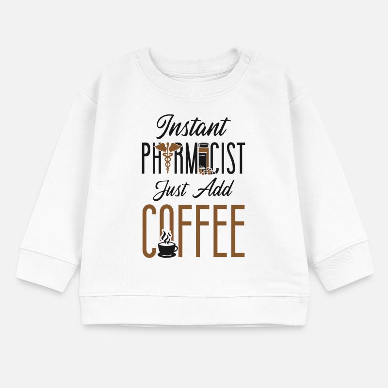 Pharmacy Tech Technician Baby Organic Sweatshirt Baby Changer von Stanley/Stella