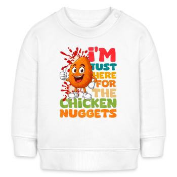 Chicken Nugget - Baby Organic Sweatshirt Baby Changer von Stanley/Stella - Weiß - Vorne