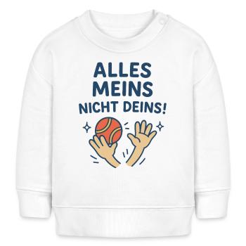 Baby Saying Design Crawling Mom Dad Son Daughter - Baby Sweatshirt by Stanley/Stella - white - Front