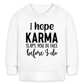 Karma - Baby Organic Sweatshirt Baby Changer von Stanley/Stella - Weiß - Vorne