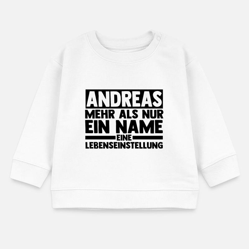 First name Andreas Baby Sweatshirt by Stanley/Stella