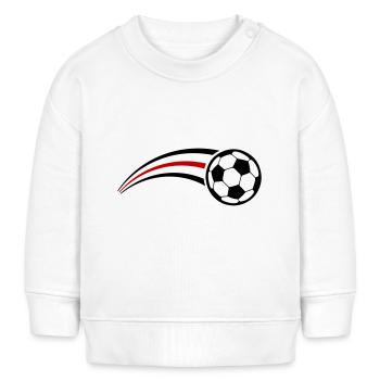 Soccer Symbol Tail - Baby Sweatshirt by Stanley/Stella - white - Front