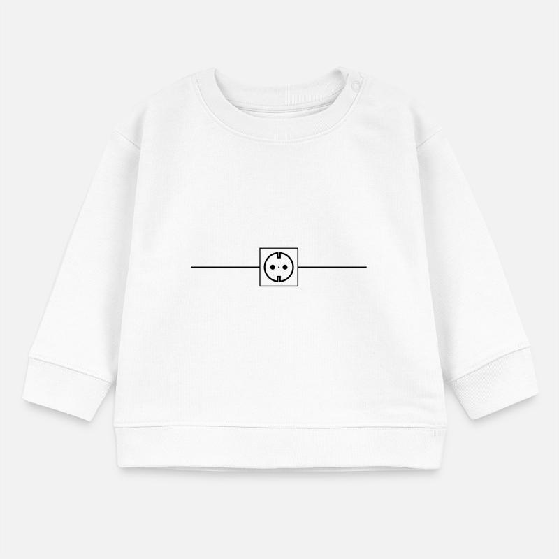 Socket Power Icon Electrician Baby Sweatshirt by Stanley/Stella