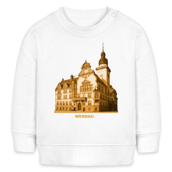 Mairie de Werdau, Pleiße, Saxe - Sweat bébé bio Stanley/Stella - blanc - Devant