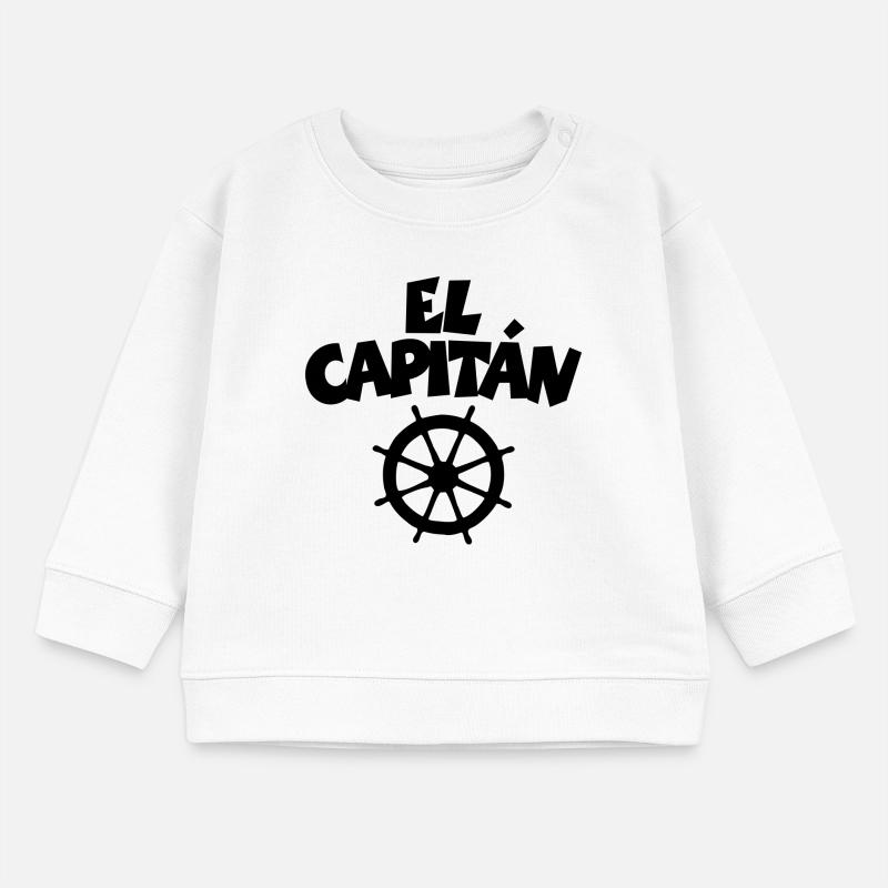 El Capitán Baby Organic Sweatshirt Baby Changer von Stanley/Stella