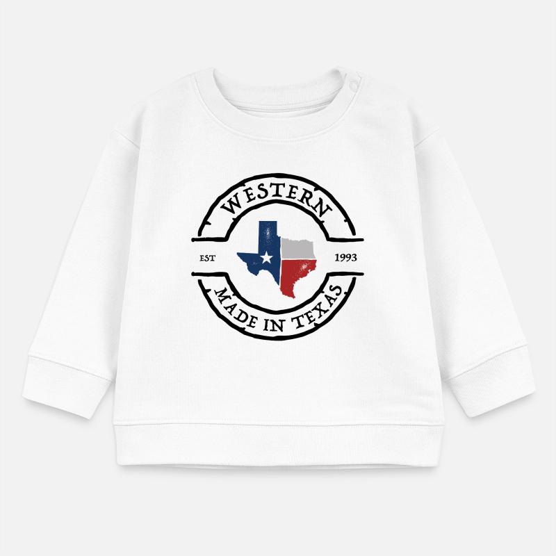 Contour du drapeau du Texas Lone Star Sweat bébé bio Stanley/Stella