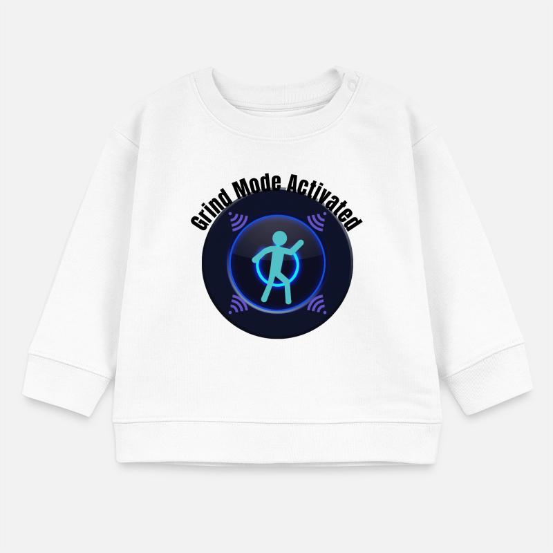 Mode grind activé – Graphique de motivation et de concentration Sweat bébé bio Stanley/Stella