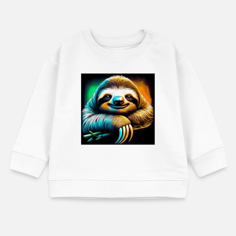 sloth Baby Sweatshirt by Stanley/Stella