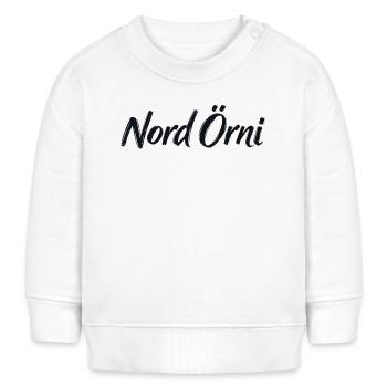 Nord Örni  - Baby Organic Sweatshirt Baby Changer von Stanley/Stella - Weiß - Vorne
