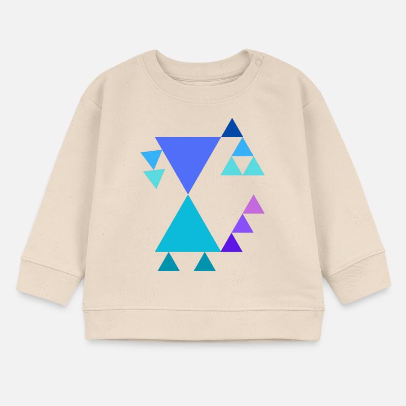 Triangle pattern Baby Sweatshirt by Stanley/Stella