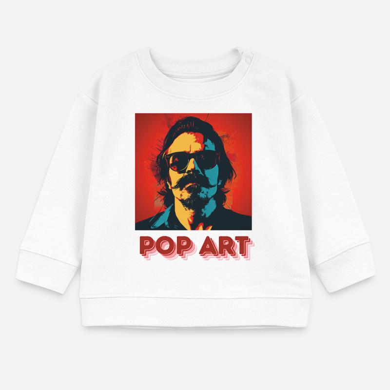 Pop Art Baby Sweatshirt by Stanley/Stella
