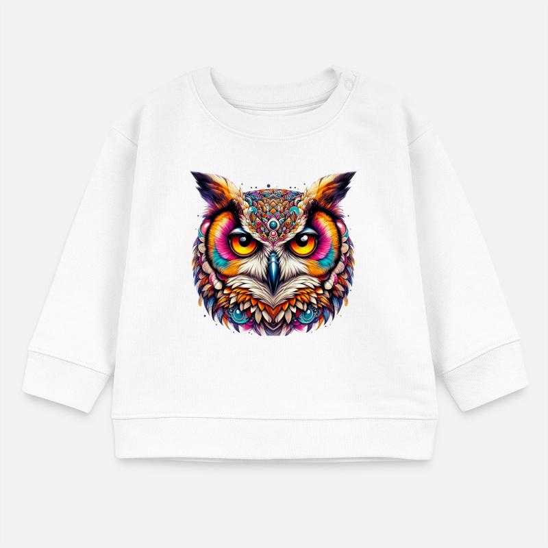 Eule Baby Organic Sweatshirt Baby Changer von Stanley/Stella