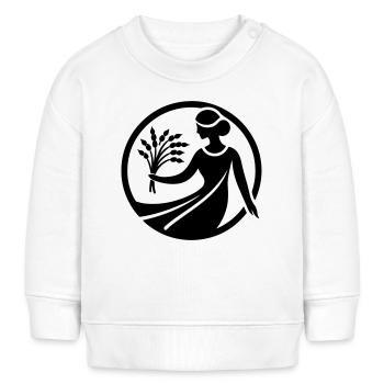 Jungfrau 2 - Baby Organic Sweatshirt Baby Changer von Stanley/Stella - Weiß - Vorne