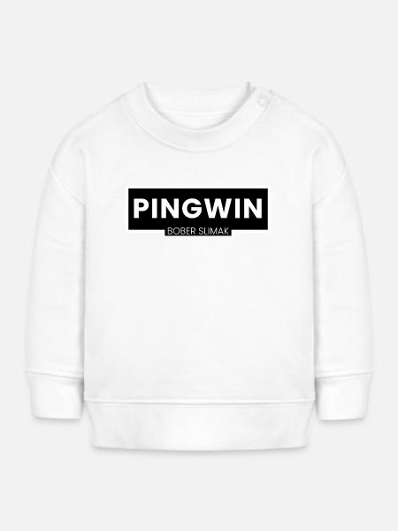 Pingwin Bober Slimak - Baby Organic Sweatshirt Baby Changer von Stanley/Stella - Weiß