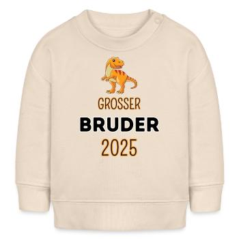 Großer Bruder 2025 - Baby Organic Sweatshirt Baby Changer von Stanley/Stella - Natur - Vorne