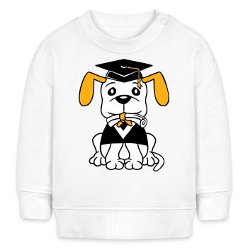 Certificat de fin d’études de l’école canine Gymnase Collège Abi - Sweat bébé bio Stanley/Stella - blanc - Devant