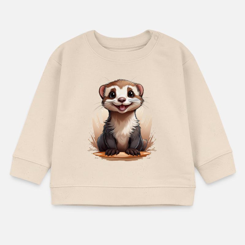 Frettchen Baby Organic Sweatshirt Baby Changer von Stanley/Stella