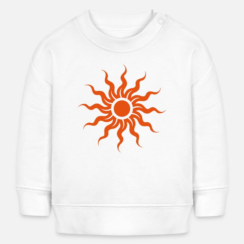 le Soleil - Sweat bébé bio Stanley/Stella - blanc