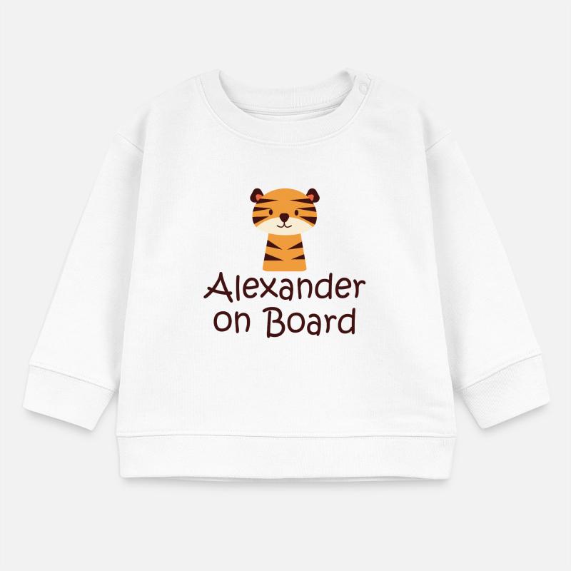Alexander on board Sweat bébé bio Stanley/Stella