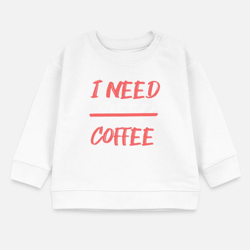 Fatigue Coffee Lovers Statement Coffee Drinking Baby Sweatshirt by Stanley/Stella