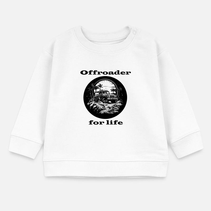 Offroader for life Baby Organic Sweatshirt Baby Changer von Stanley/Stella