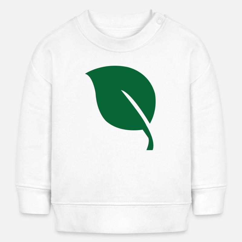 Leaf leaf - Baby Sweatshirt by Stanley/Stella - white
