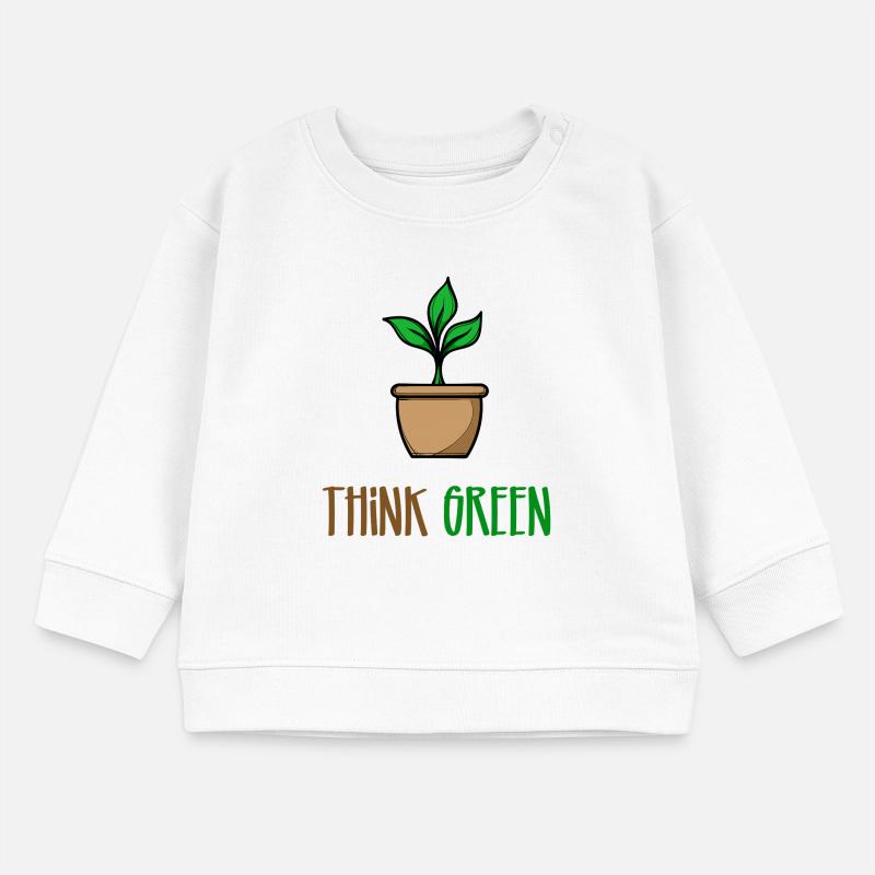 Tree Environment Statement Sustainability Earth Nature Baby Sweatshirt by Stanley/Stella