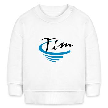 Tim - Baby Organic Sweatshirt Baby Changer von Stanley/Stella - Weiß - Vorne