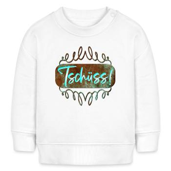 ABSCHIED KOLLEGEN JOBWECHSEL TSCHÜSS SAGEN - Baby Organic Sweatshirt Baby Changer von Stanley/Stella - Weiß - Vorne
