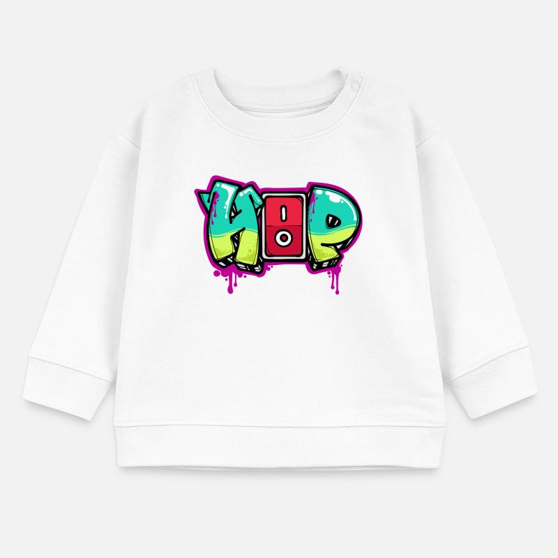 Strassenkunst Graffiti Spraydose Kunst Spruch Baby Organic Sweatshirt Baby Changer von Stanley/Stella