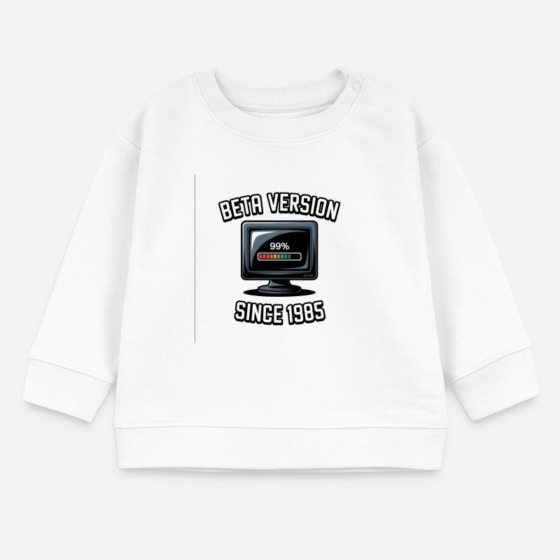 Rétro ordinateur Progrès Conception Sweat bébé bio Stanley/Stella