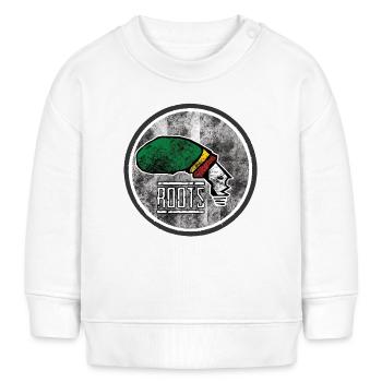 Racines Afrocentrique Design graphique - Sweat bébé bio Stanley/Stella - blanc - Devant