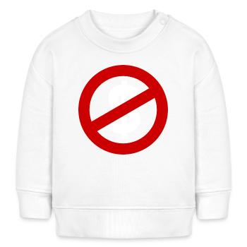 Allmächtiger Dollar – Macht, Geld & Gesellschaft - Baby Organic Sweatshirt Baby Changer von Stanley/Stella - Weiß - Vorne