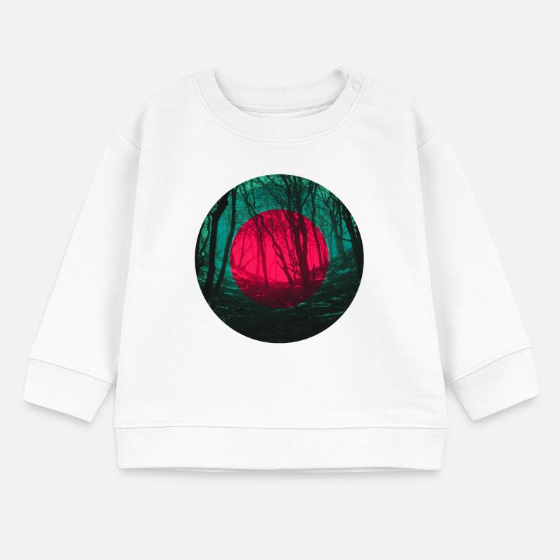 Éclipse de forêt Sweat bébé bio Stanley/Stella