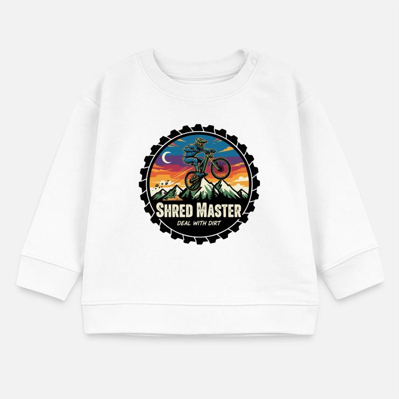 Shred Master Dirt MTB Sunset Baby Sweatshirt by Stanley/Stella