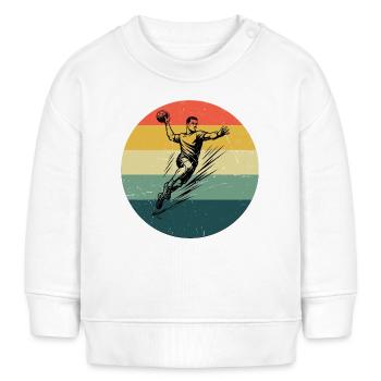 Handball Stil für jeden Anlass für Männer - Baby Organic Sweatshirt Baby Changer von Stanley/Stella - Weiß - Vorne