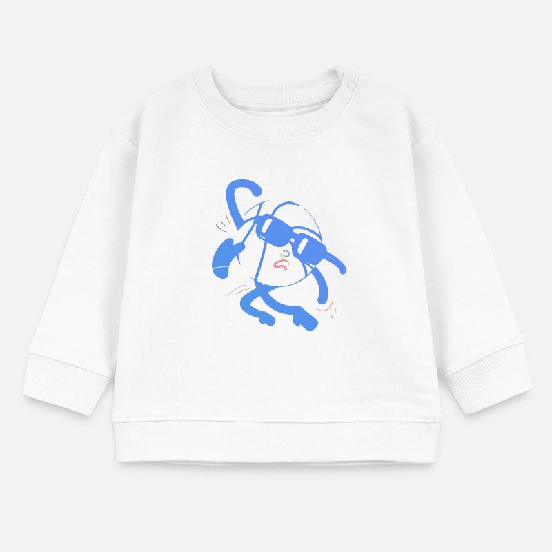 Blauer Ball Baby Organic Sweatshirt Baby Changer von Stanley/Stella
