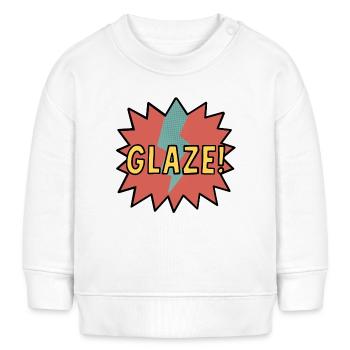 Glaçage ! - Sweat bébé bio Stanley/Stella - blanc - Devant