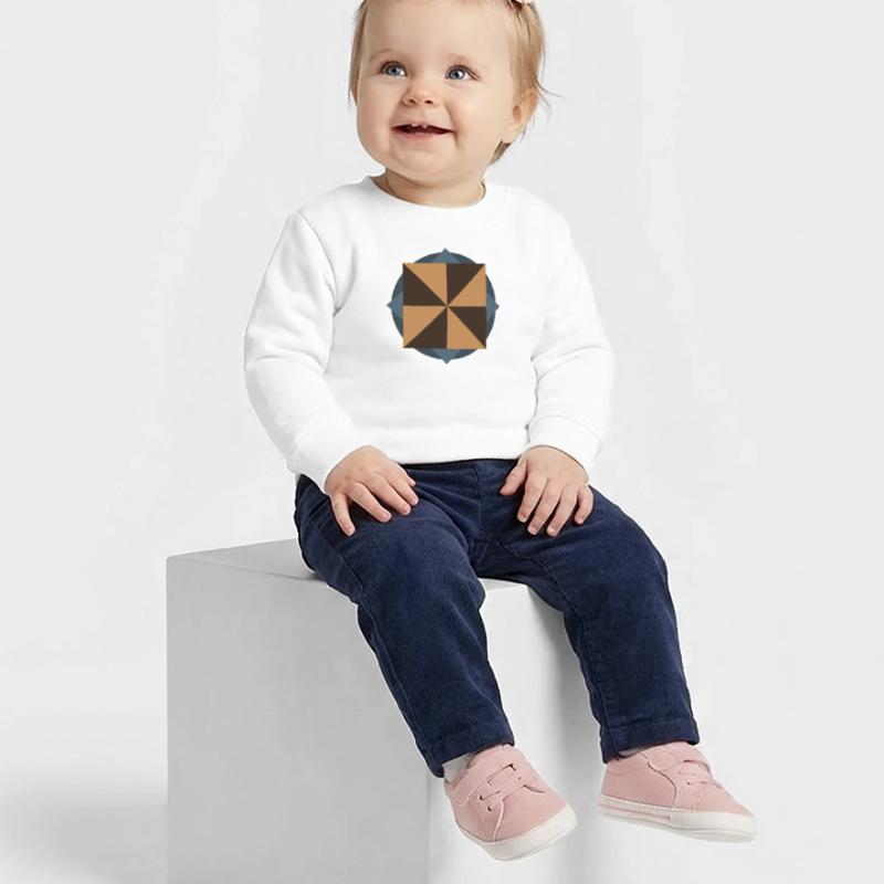 PYRAMID CORE GEOMETRY | Basic Shapes Artwork Baby Sweatshirt by Stanley/Stella